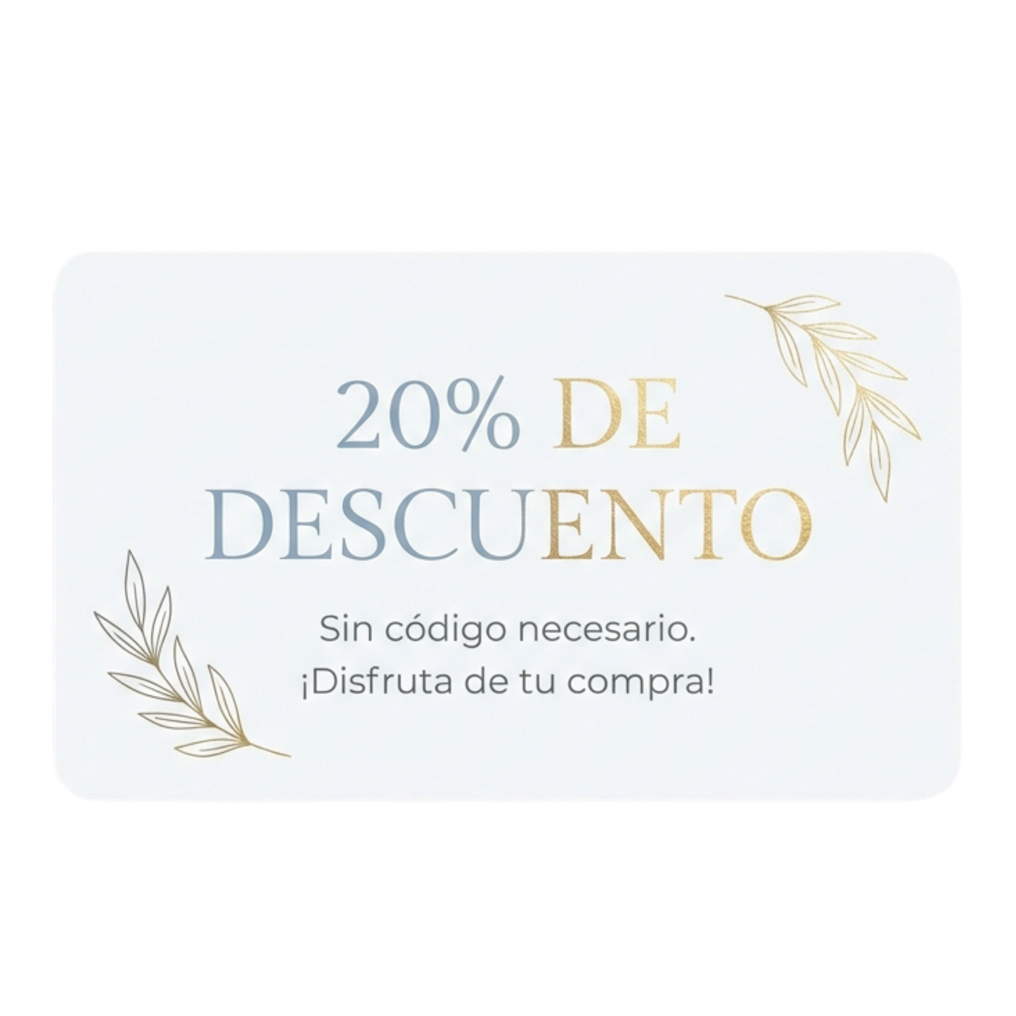 Cupón del 20% Off en tu segunda compra