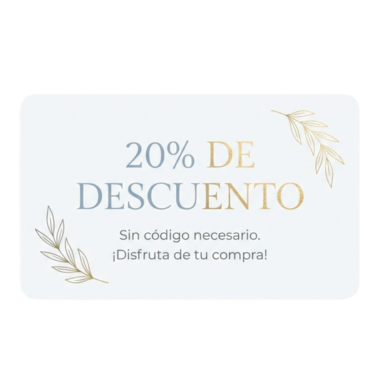 Cupón del 20% Off en tu segunda compra