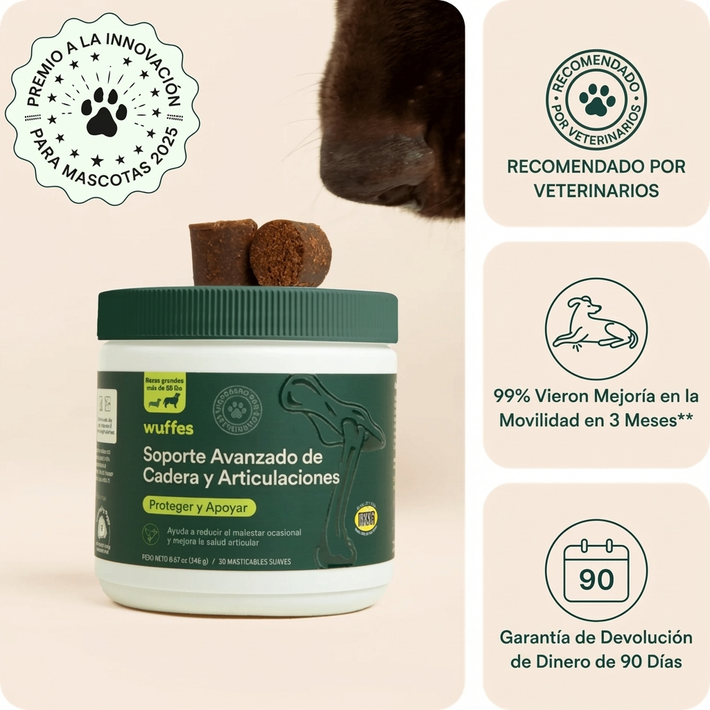 Wuffes Combate el dolor de caderas y articulaciones en 3 semanas
