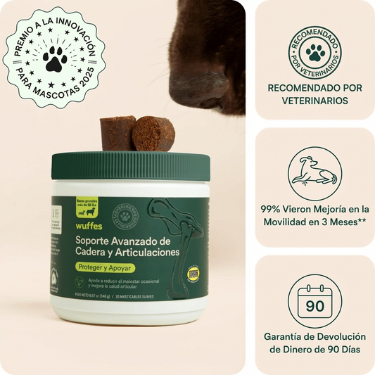 Wuffes Combate el dolor de caderas y articulaciones en 3 semanas